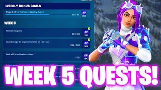 How To Complete Week 5 Quests in Fortnite - All Week 5 Challenges Fortnite Chapter 5 Season 3