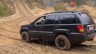 Jeep WJ 4.7  Off Road  Sand  Mud  Exhaust Sound  Jeep Grand Cherokee WJ 4.7 Offroad Compilation