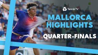 Shelton Takes On Jubb Monfils vs Bautista Agut & More  Mallorca 2024 Quarter-Finals Highlights