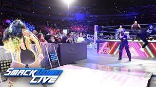 Naomi helps Jimmy Uso defeat Rowan SmackDown LIVE April 24 2018