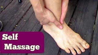 Self Ankle Massage  For Pain and Injury