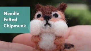 Needle Felted Chipmunk  Arts & Crafts for Adults