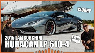 We Test This 1300hp TWIN TURNBO Lamborghini Haracan On The Runway  Pulse Rally Testing