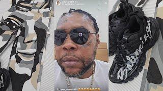 VYBZ KARTEL SHOWS IS LOUIS VUITTON SUIT & BALENCIAGA SNEAKERS FOR IS KEYSHIA KAOIR INTERVIEW ️