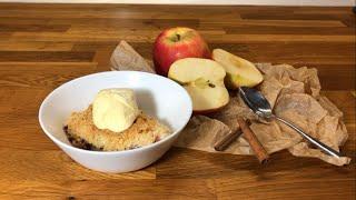 Jablkový crumble s lesným ovocím  How to make Apple Crumble  Food inspo 