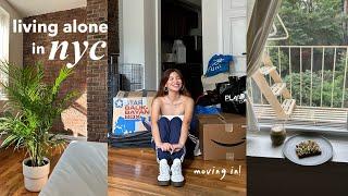 Moving into my NYC Apartment  shopping organizing & settling in