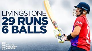  Fours & Sixes  Liam Livingstone Smashes 29 Runs off 6 Balls  England v Pakistan  T20I 2021