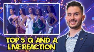 Miss Universe Philippines 2023 - Top 5 Question and Answer Q and A LIVE Reaction