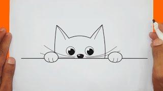 Cómo dibujar un gato paso a paso
