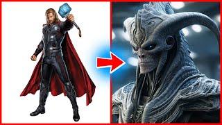 SUPERHEROES but ALIENS  All Characters Marvel & DC