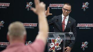Wow  Pat Kelsey calls UofL program historic tradition-rich in first speech as head coach