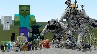 ALL ZOONOMALY MONSTERS VS ALL MINECRAFT MOBS In Garrys Mod.mp4