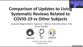 Comparison of Updates to Living Systematic Reviews Related to COVID-19 vs Other Subjects