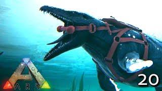 ARK GENESIS - TAMING NEW X- MOSA GIANT SEA MONSTER MOSASAUR  ARK SURVIVAL EVOLVED E20