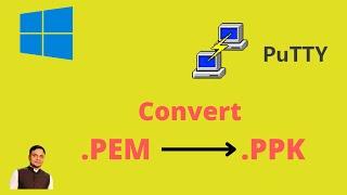 Convert .PEM to .PPK for putty on windows