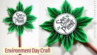 World Environment Day Craft Ideas  Earth Day Craft  Environment Day Paper Craft