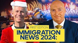 Australian Immigration News 1st Jan 24. Bonus for Working Holiday visa Minister meets the states +