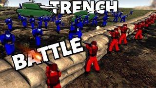 New Ravenfield RTS mod  Epic WW1 Trench Vs Trench map - Who will win?