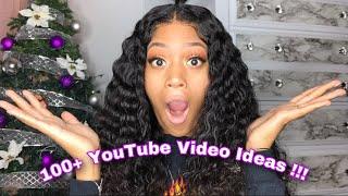 100+ YouTube video Ideas   Vlogmas day 10   Alisha Rena