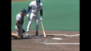 Bo Jackson hits Home Run Aug 26 1990 Kansas City Royals