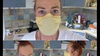 Atemschutzmaske DIY mit BH-Polster dicht + genial zum Atmen und Sprechen