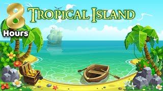 Sleep Story for Kids  8 HOURS YOUR TROPICAL ISLAND  Sleep Meditation for Children