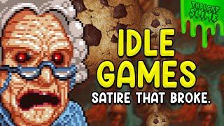 Why Idle games make good satire and how it was ruined.