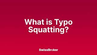 What is the meaning of Typo Squatting? Audio Explainer