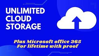 How to get 5TB +Unlimited OneDrive Cloud Storage for a Lifetime Absolutely Free  With Proof.