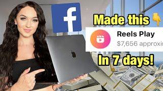 How I Make $30K+mo from FB Reels Bonus Program I don’t show my face