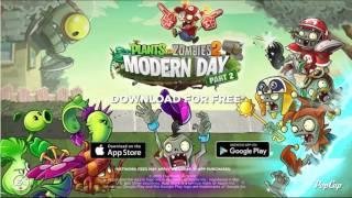 Plants Vs. Zombies 2 Modern Day Mid-Wave B