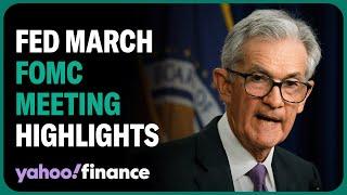 Fed rate decision and other top takeaways from the March FOMC meeting
