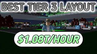 BEST TIER 3 LAYOUT FACTORY SIMULATOR - Roblox Factory Simulator