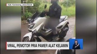 Viral Pemotor Pria Pamer Alat Kelamin