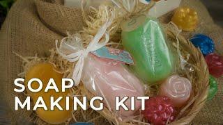 DIY SOAP MAKING KIT  Gift ideas  how to make soap gifts at home