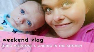 WEEKEND VLOG - HITTING A MILESTONE SINGING IN THE KITCHEN & A CHEEKY NANDOS