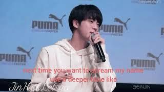 ENG SUBS 171019 Jin teachs you how to say SeokJin Oppa