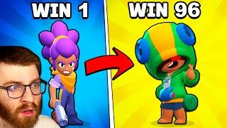 IF I WIN.. I MOVE TO THE NEXT BRAWLER...  every brawler challenge