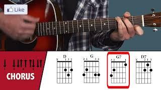 Hey Jude Easy Guitar Tutorial - The Beatles CHORDS