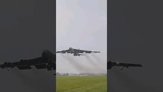 A B-52H takes off for a mission in support of Bomber Task Force Europe 24-3 at RAF Fairford England