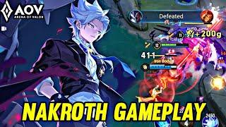 AOV  NAKROTH GAMEPLAY  IN JUNGLE - ARENA OF VALOR LIÊNQUÂNMOBILE ROV