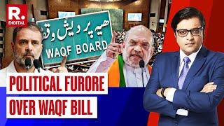 Debate With Arnab Smriti Irani On WAQF Amendment Bill 2024  WAQF Reform Faceoff