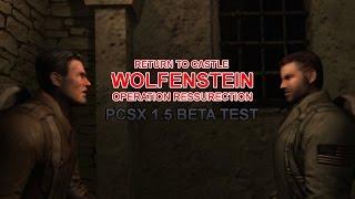 Return to Castle Wolfenstein - Operation Ressurection  OpenGL PCSX2 1.5 Beta Test PS2