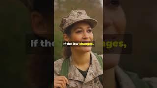 Women in the Draft?  #shorts #military #women #draft #militaryservice #combat #warzone