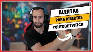 CÓMO poner ALERTAS con STREAMLABS en OBS para directos en TWITCH YOUTUBE paso a paso.