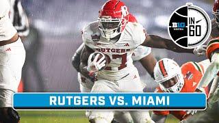Pinstripe Bowl Rutgers vs. Miami  Dec. 28 2023  B1G Football in 60