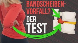 Der große RÜCKEN-TEST  Wirst du einen Bandscheibenvorfall bekommen?