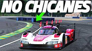 How Fast Would An HYPERCAR Be At Le Mans WITHOUT CHICANES?