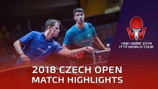 Jonathan GrothPatrick Franziska vs Kristian KarlssonMattias  2018 Czech Open Highlights Final