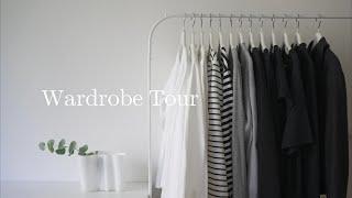 Wardrobe Tour  Capsule Wardrobe Organized Closet Essentials Summer clothes